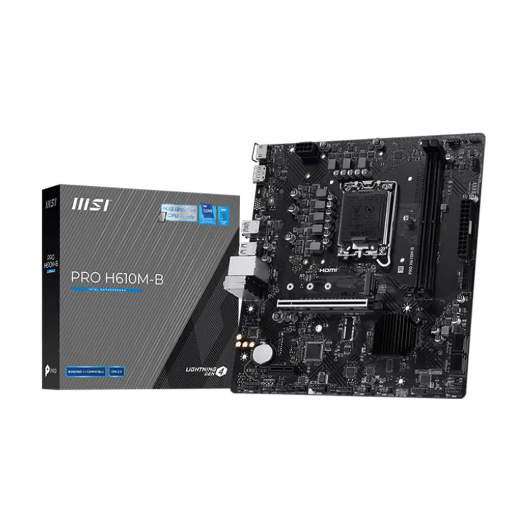 مادربرد ام اس آی MSI Pro H610M-G DDR5 — تصویر ۶