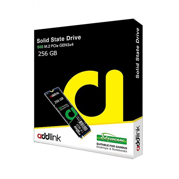 حافظه SSD M.2 اینترنال ادلینک Addlink S68 256GB — تصویر ۵