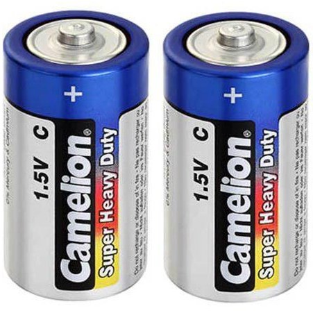 باتری دوتایی متوسط Camelion Super Heavy Duty 1.5V C (پک ضعیف) — تصویر ۵