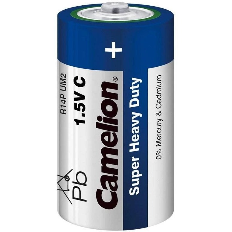 باتری دوتایی متوسط Camelion Super Heavy Duty 1.5V C (پک ضعیف) — تصویر ۴