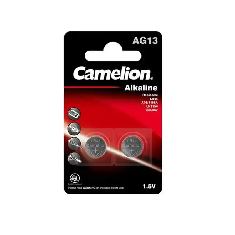 باتری دوتایی سکه ای Camelion Alkaline AG13 (پک ضعیف) — تصویر ۳