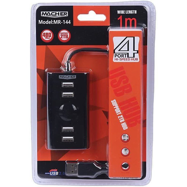 هاب 4 پورت USB مچر MR-144 — تصویر ۴