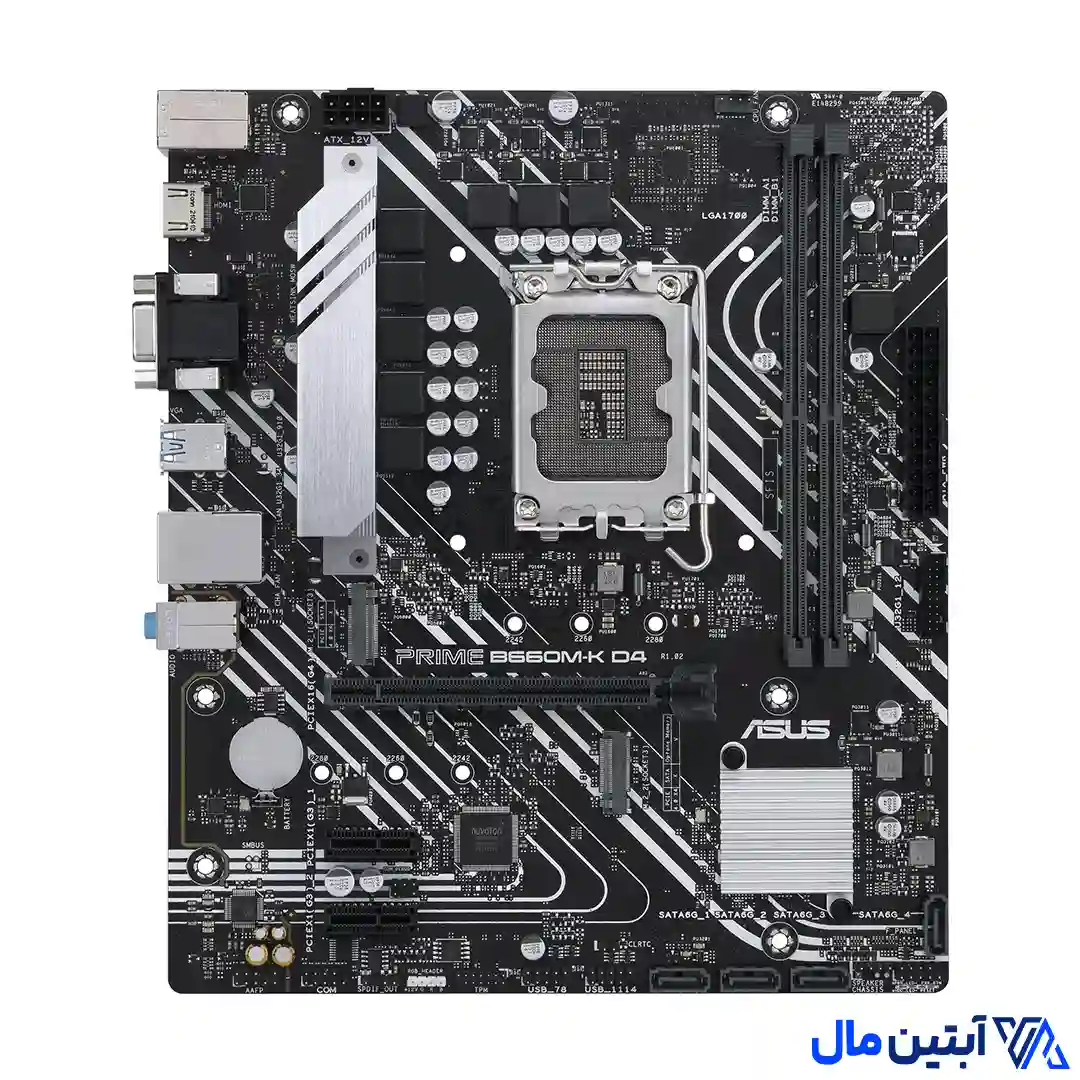 مادربرد ایسوس مدل Prime B660M-K D4 — تصویر ۳