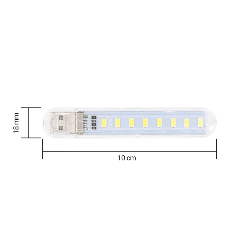 چراغ اضطراری USB LED دو طرفه 16LED — تصویر ۷