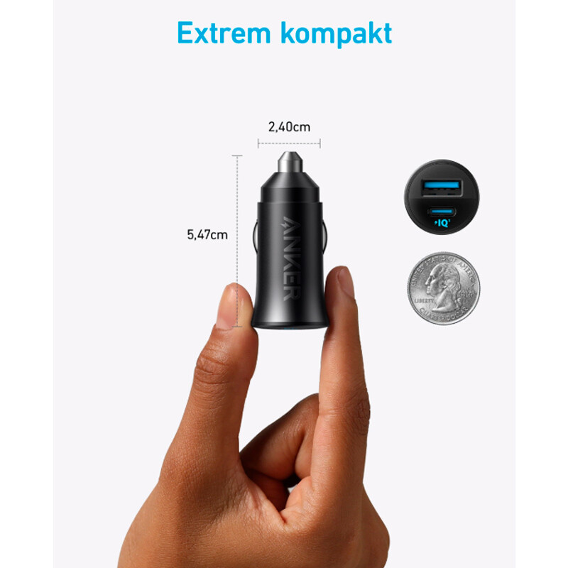 شارژر فندکی انکر 30W مدل Anker A2741 — تصویر ۴