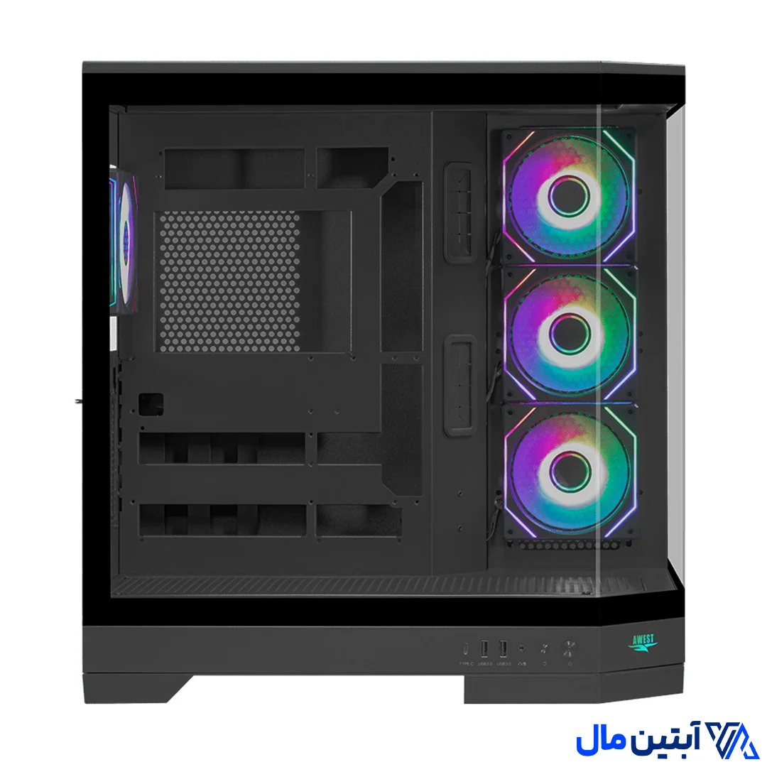کیس کامپیوتر اوست مدل GT-AQ1-MB — تصویر ۳