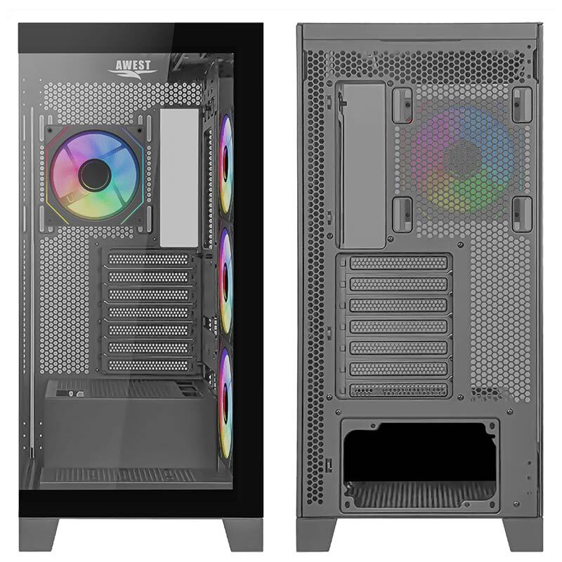 کیس گیمینگ کامپیوتر اوست Awest GT-AQ16-MB — تصویر ۶