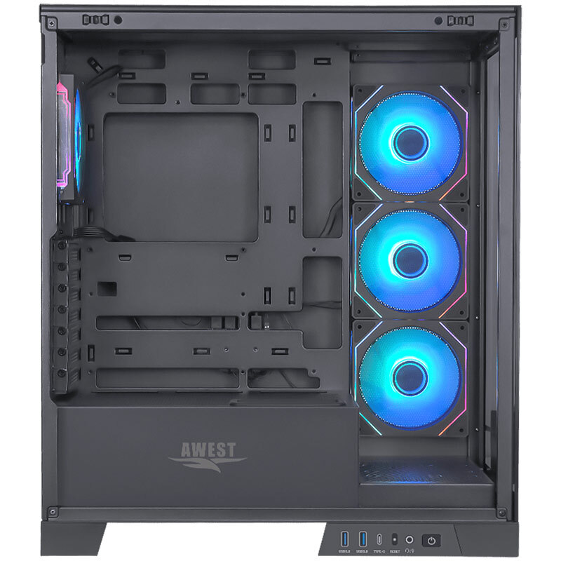 کیس گیمینگ کامپیوتر اوست Awest GT-AQ16-MB — تصویر ۵