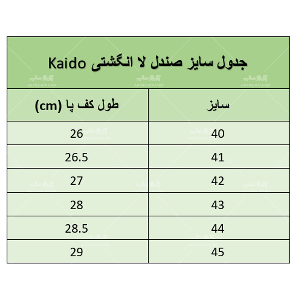 صندل لا انگشتی مردانه اسپرت ویتنامی KAIDO سرمه ای — تصویر ۳
