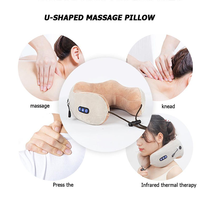 ماساژور گردن و کتف مدل U-SHAPED MASSAGE PILLOW — تصویر ۳