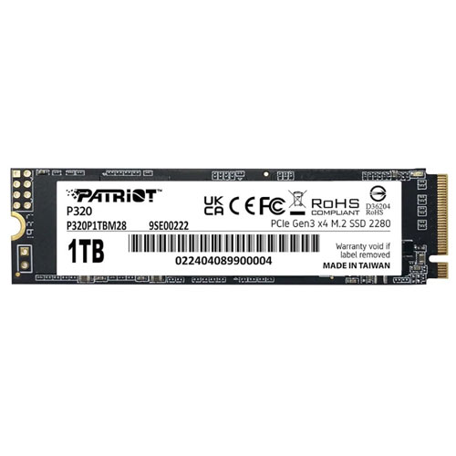 حافظه SSD M.2 اینترنال پاتریوت Patriot P320 1TB — تصویر ۴