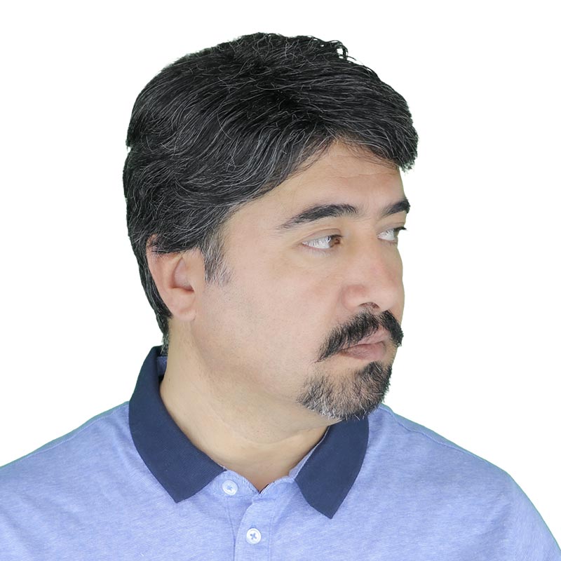 کلاه گیس مردانه جوگندمی با 10 درصد موی سفید و ظاهر طبیعی مدل 105 کد رنگ 51 — تصویر ۸