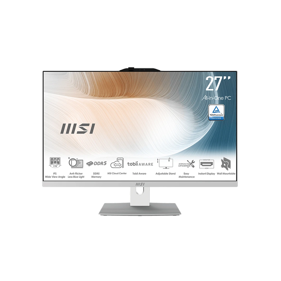 کامپیوتر همه کاره ام اس آی MSI Modern AM272P 1M White Core3 100U 16GB 500GB SSD Intel