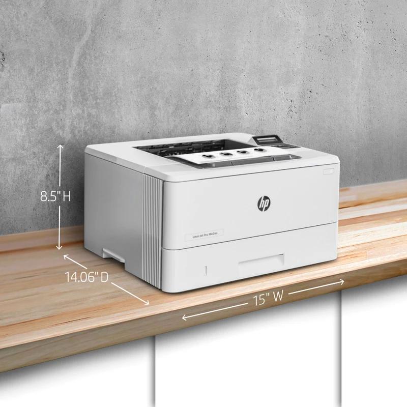 پرینتر اچ پی تک رنگ تک کاره با چاپ لیزری مدل LaserJet Pro M404dn — تصویر ۶