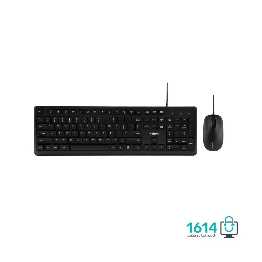 موس و کیبورد با سیم هترون HKC215 — تصویر ۳
