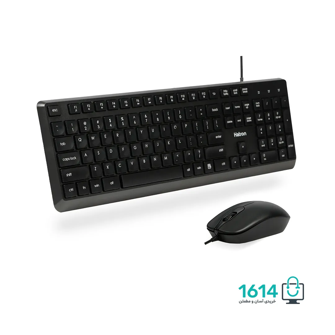 موس و کیبورد با سیم هترون HKC215 — تصویر ۴