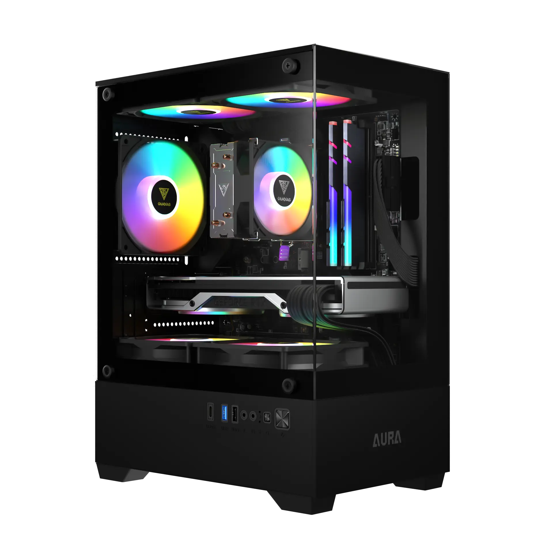 کیس گیم دیاس AURA GC102M — تصویر ۲