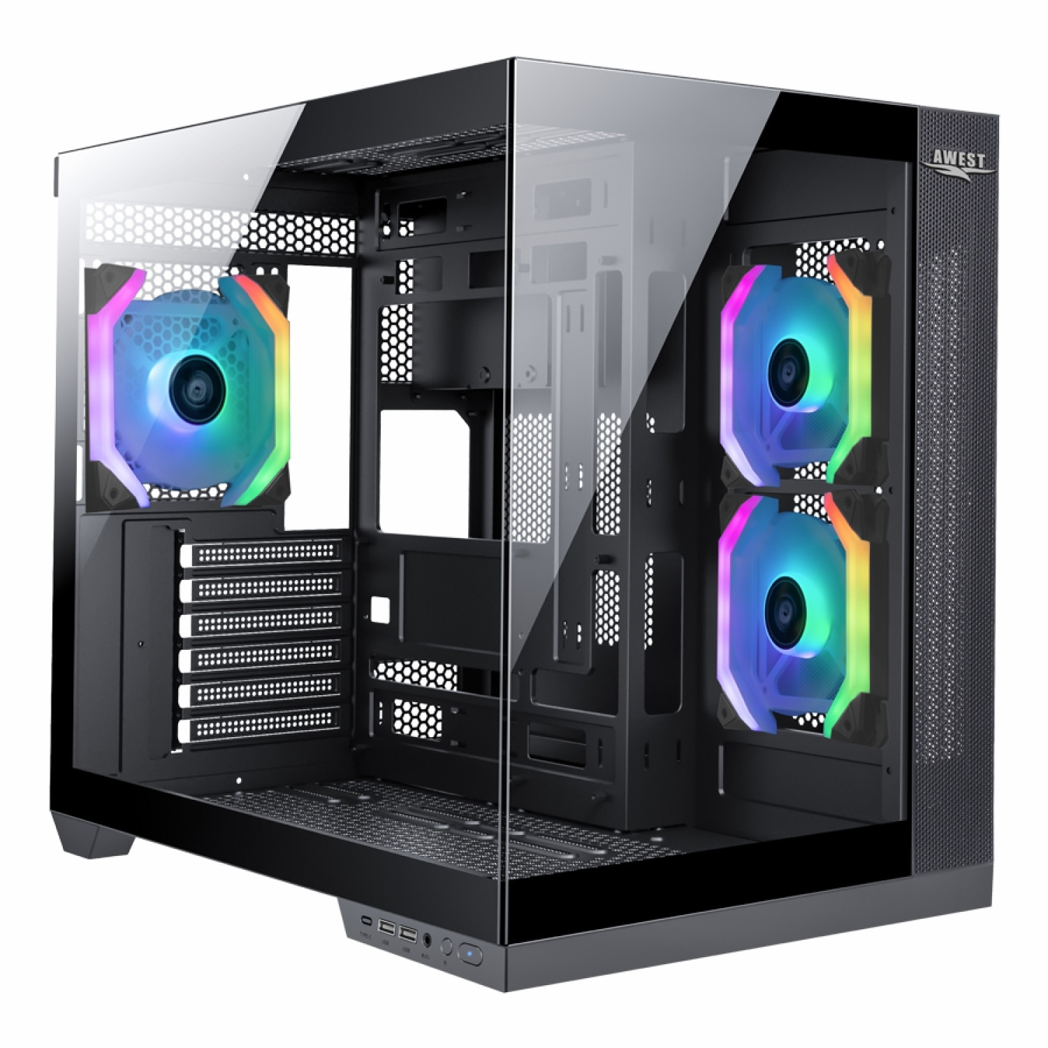 کیس گیمینگ اوست مدل GT-AQ12-MB