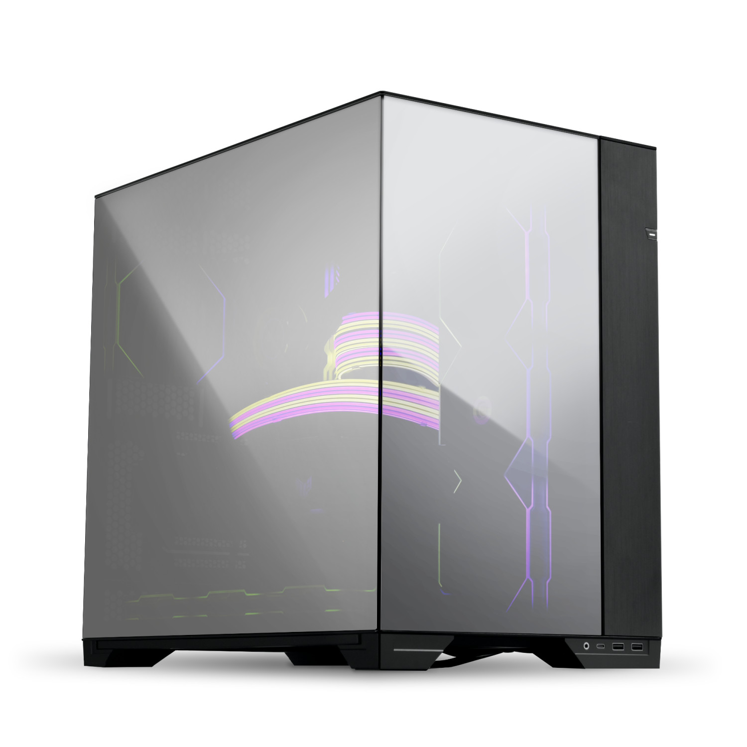 کیس Lian Li O11 Vision – Chrome
