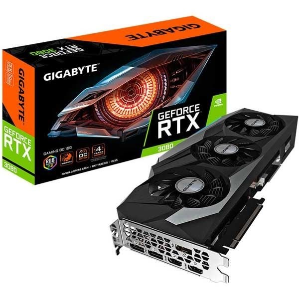 کارت گرافیک RTX 3080 GIGABYTE GAMING OC 10GB دست دوم