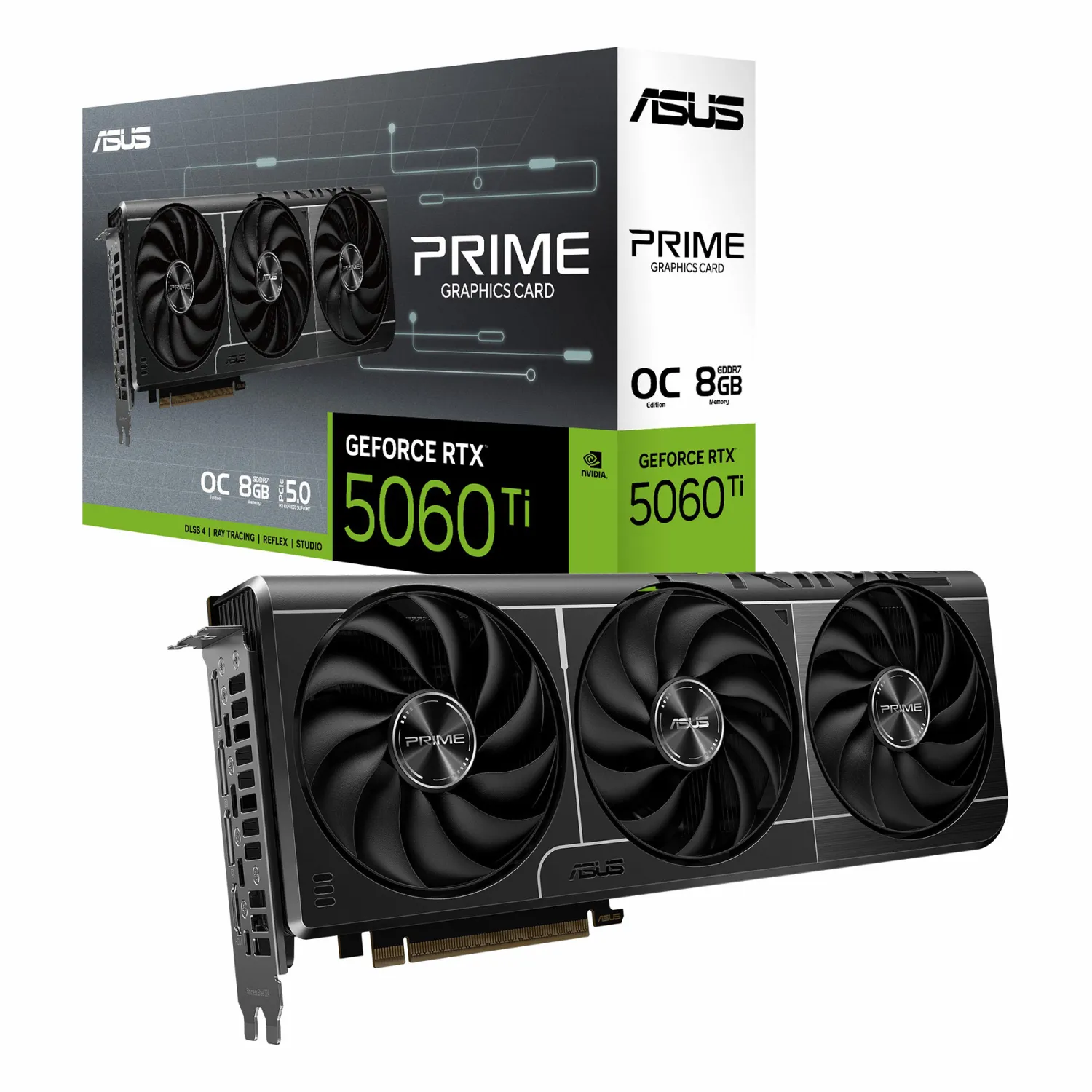 کارت گرافیک ایسوس PRIME GeForce RTX 5060 TI 8GB OC Edition