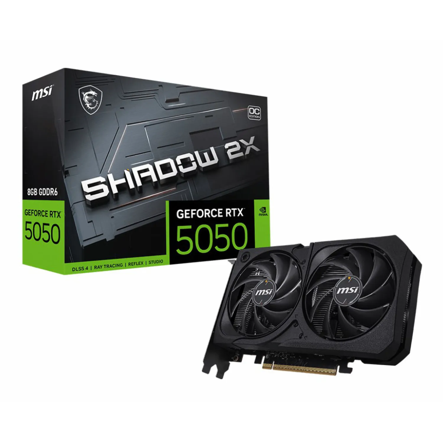 کارت گرافیک MSI RTX 5050 8G Shadow 2X OC