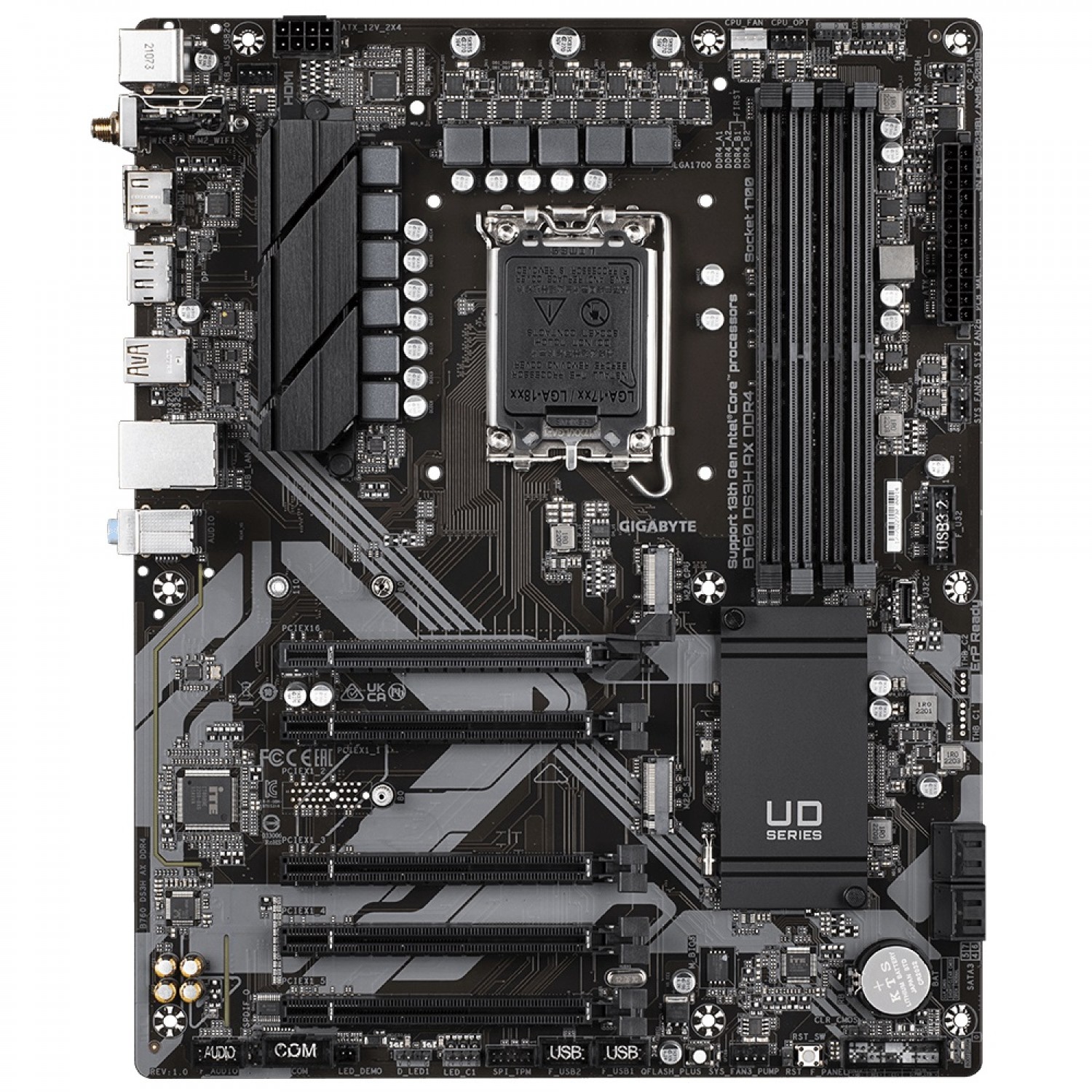 مادربرد GIGABYTE B760 DS3H AX DDR4 — تصویر ۶
