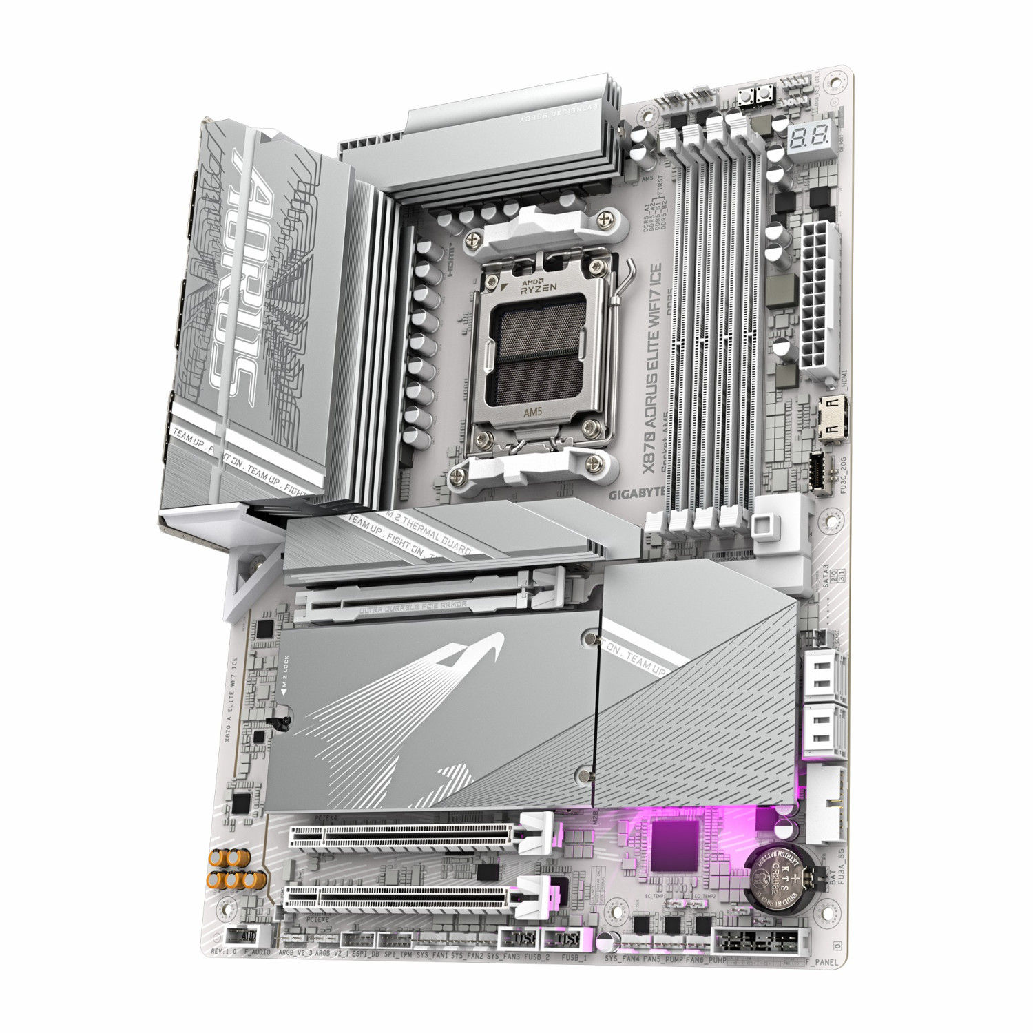 مادربرد GIGABYTE X870 AORUS ELITE WIFI7 ICE — تصویر ۶