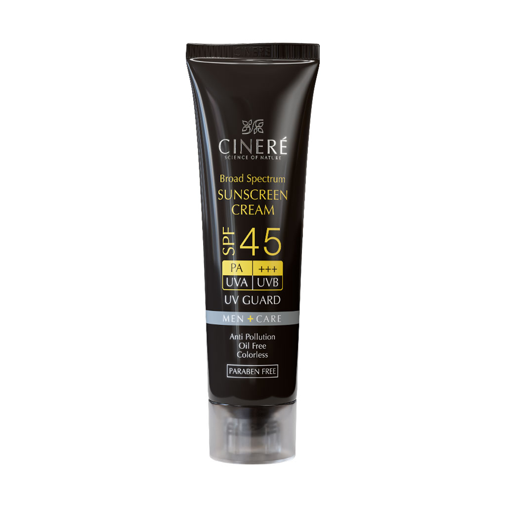 کرم ضد آفتاب آقایان سینره SPF45 حجم 50 میلی لیتر