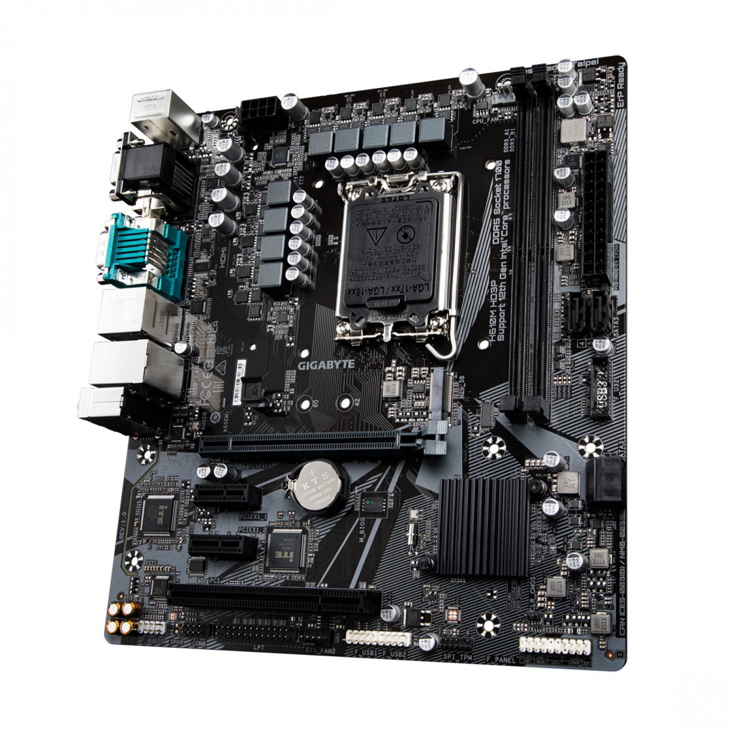 مادربرد گیگابایت GIGABYTE H610M-HD3P DDR5 (rev. 1.0)