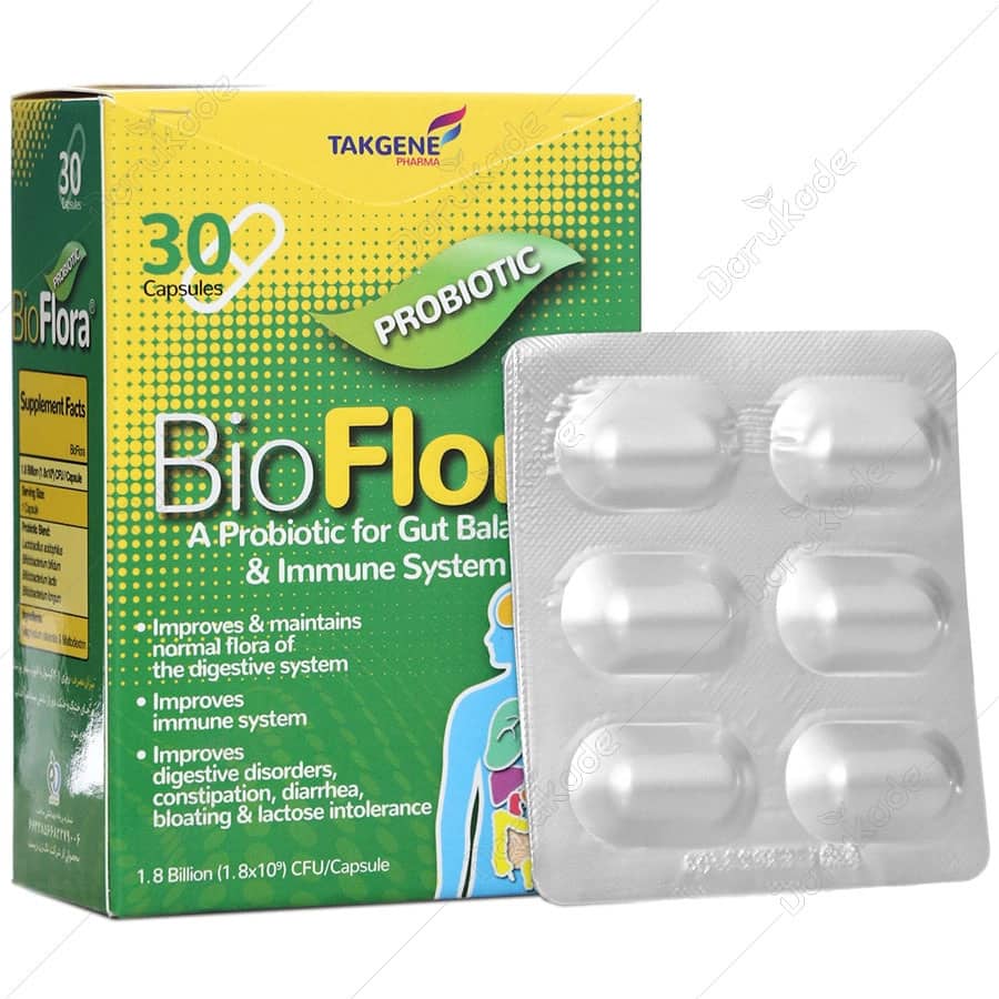 کپسول بایو فلورا تک ژن فارما 30 عددی