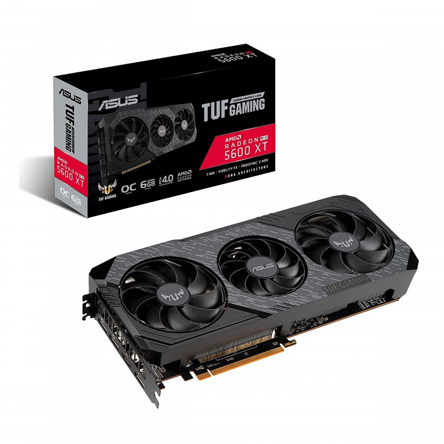 کارت گرافیک ایسوس RX 5600 XT asus tuf GAMING 6GB oc