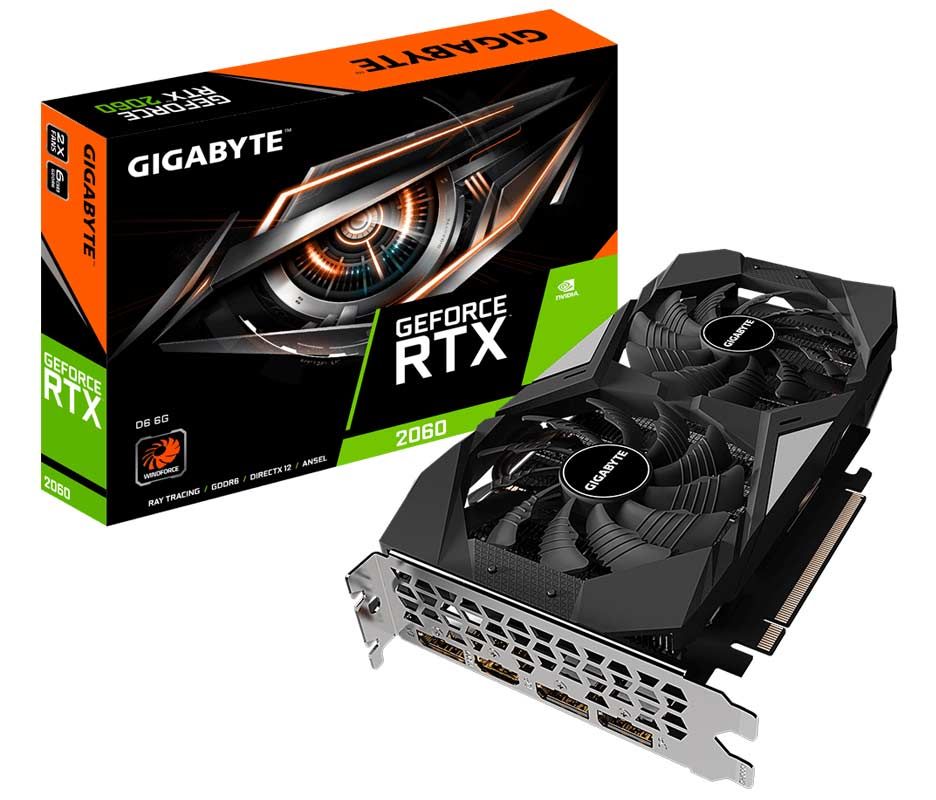 کارت گرافیک RTX 2060 GIGABYTE D6 6GB