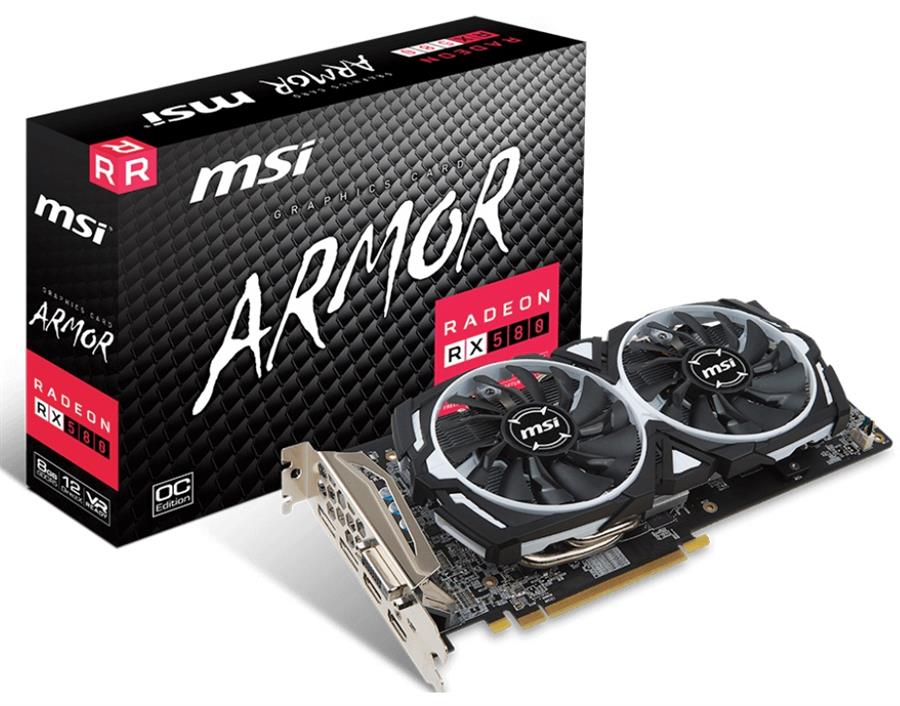 کارت گرافیک RX 580 MSI ARMOR 8GB OC