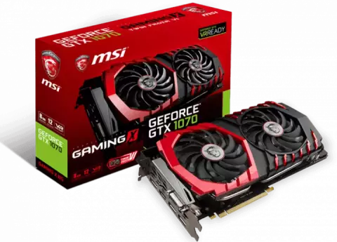 کارت گرافیک Geforce GTX 1070 MSI GamingX 8GB GDDR5