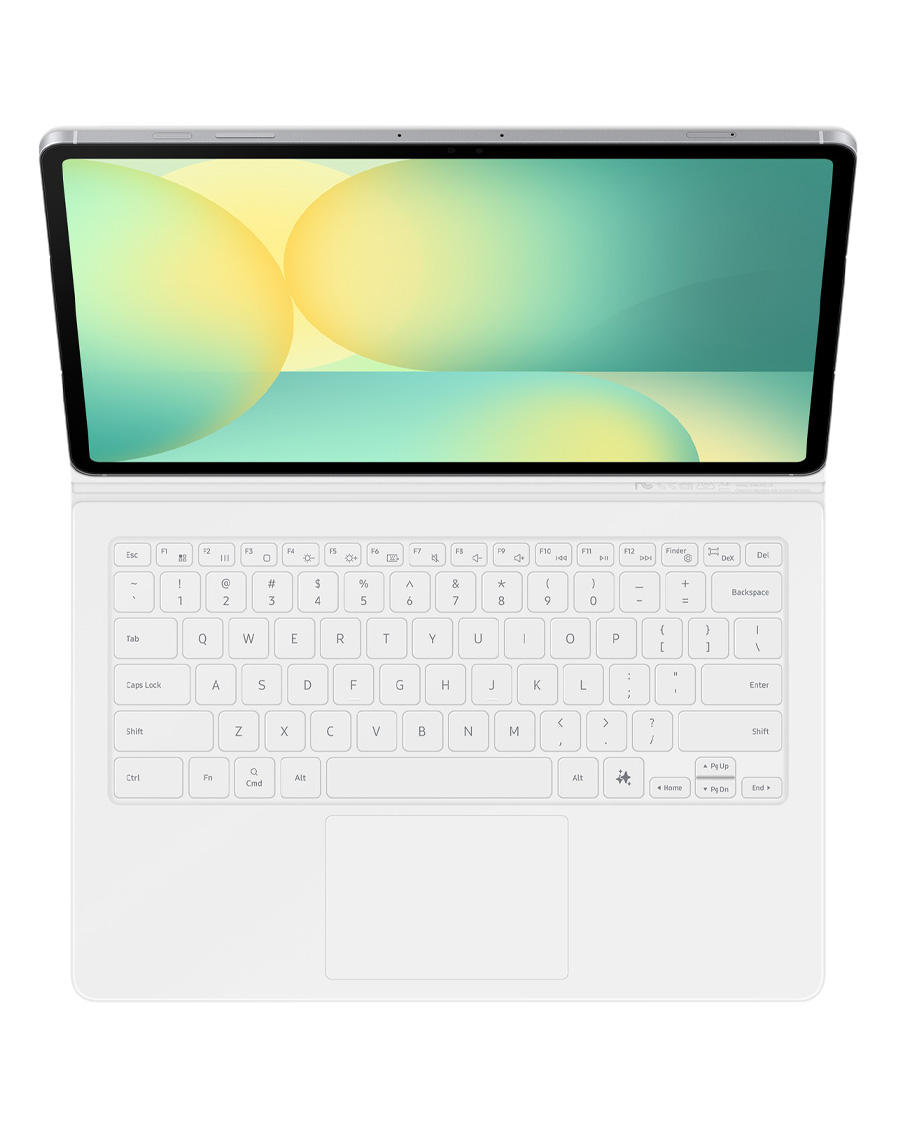 کیف کیبورد دار سامسونگ مدل Book Cover Keyboard With AI Key مخصوص Galaxy Tab S10 FE Plus — تصویر ۳