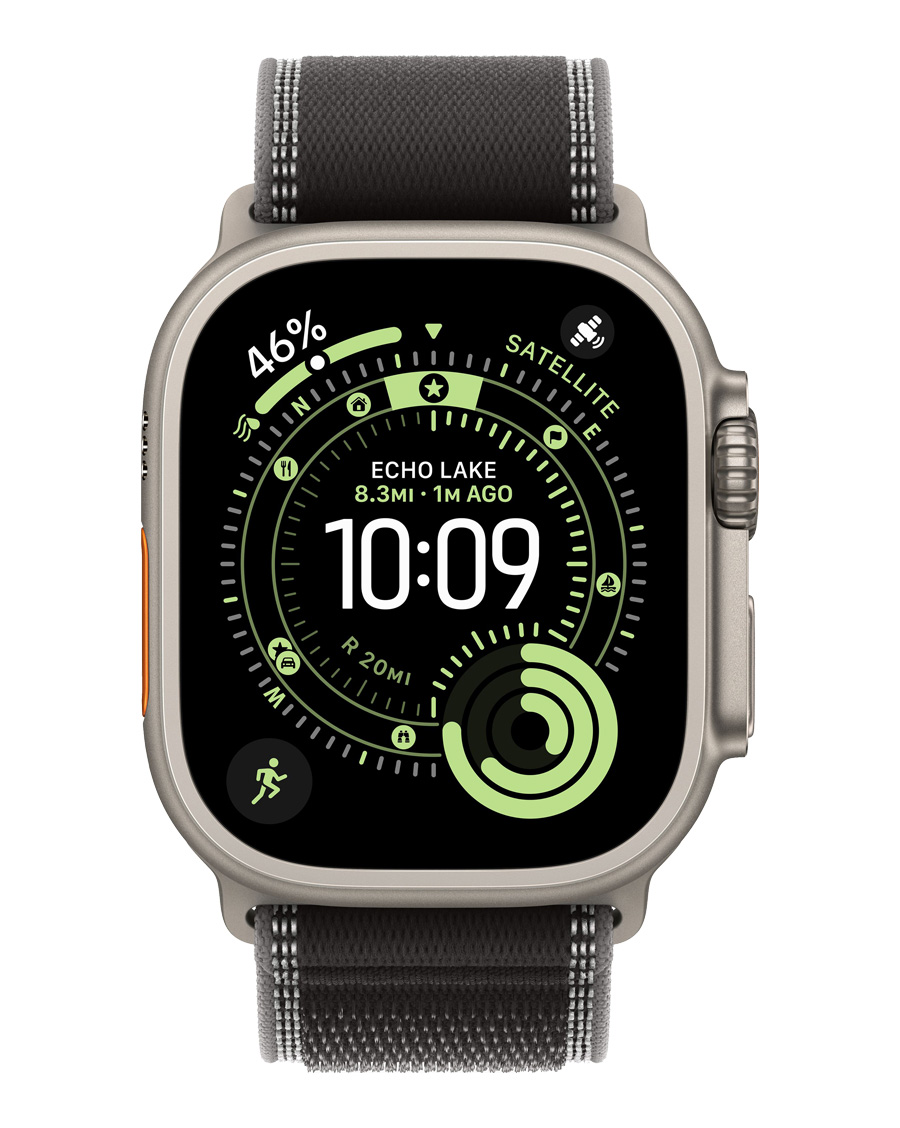 ساعت هوشمند اپل مدل Watch Ultra 3 Natural Titanium 49mm بند Trail Loop — تصویر ۵