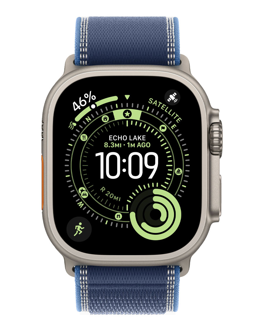 ساعت هوشمند اپل مدل Watch Ultra 3 Natural Titanium 49mm بند Trail Loop — تصویر ۷