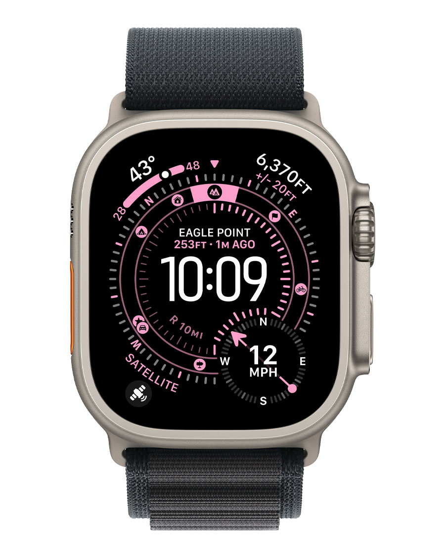 ساعت هوشمند اپل مدل Watch Ultra 3 Natural Titanium 49mm بند Alpine Loop — تصویر ۶