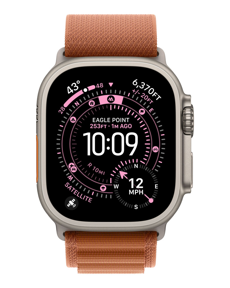 ساعت هوشمند اپل مدل Watch Ultra 3 Natural Titanium 49mm بند Alpine Loop — تصویر ۷
