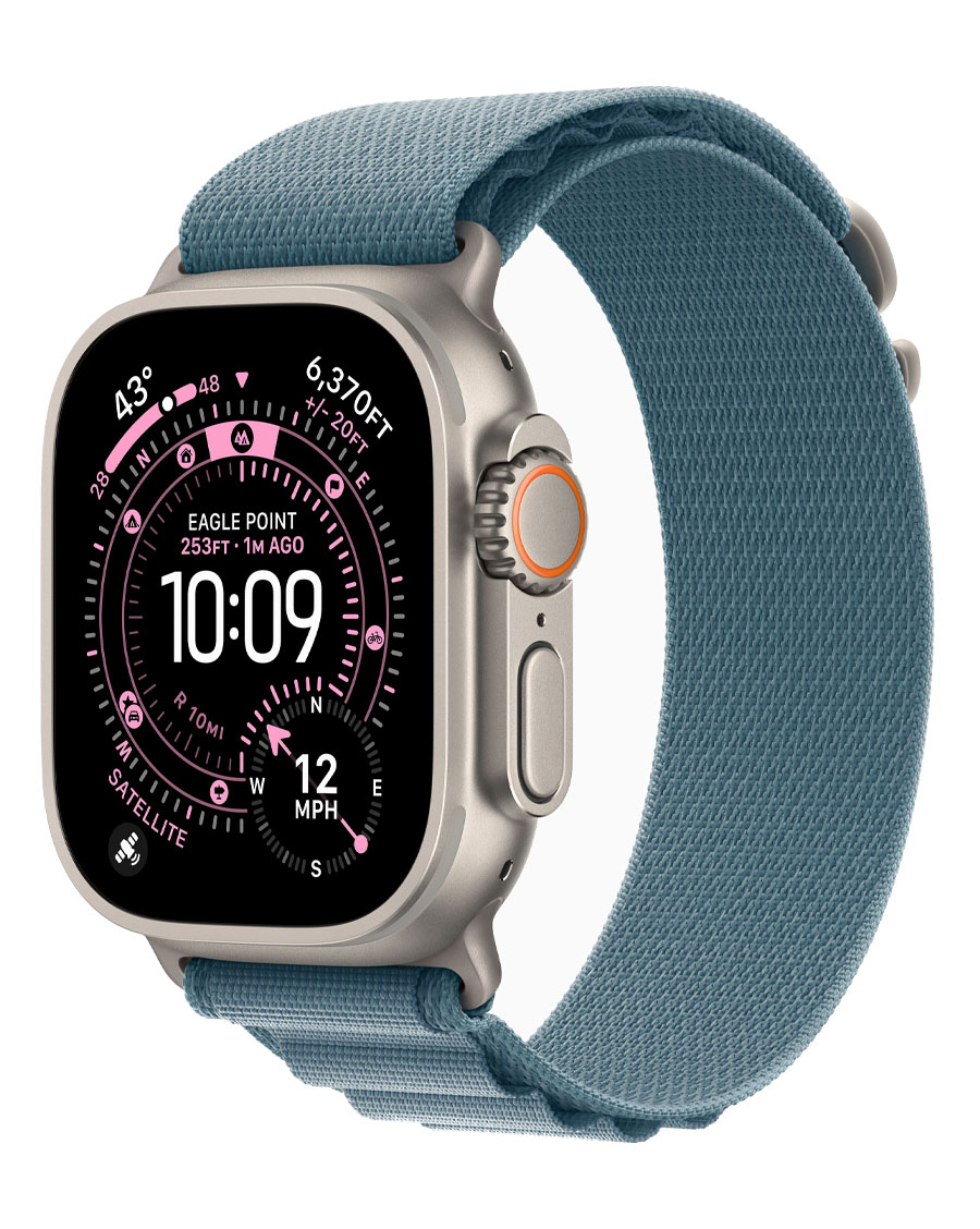 ساعت هوشمند اپل مدل Watch Ultra 3 Natural Titanium 49mm بند Alpine Loop