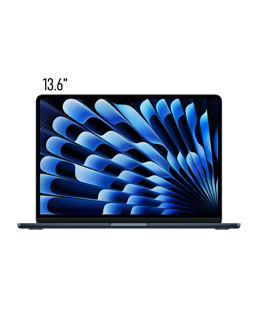 لپ تاپ Apple مدل MacBook Air (MW123) 13.6-inch 2025 M4 Midnight حافظه 256 و رم 16 گیگابایت رنگ مشکی