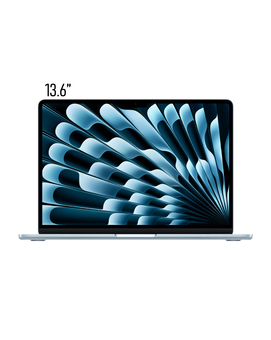 لپ تاپ Apple مدل MacBook Air (MC6T4) 13.6-inch 2025 M4 Sky Blue حافظه 256 و رم 16 گیگابایت رنگ آبی آسمانی