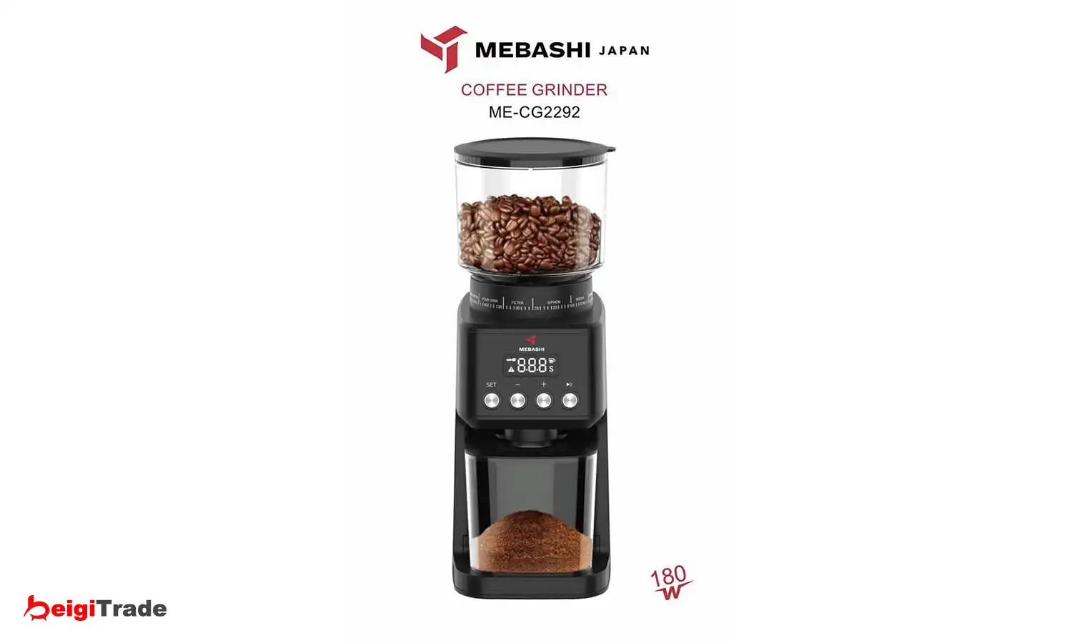 آسیاب قهوه مباشی مدل ME-CG2292 — تصویر ۳