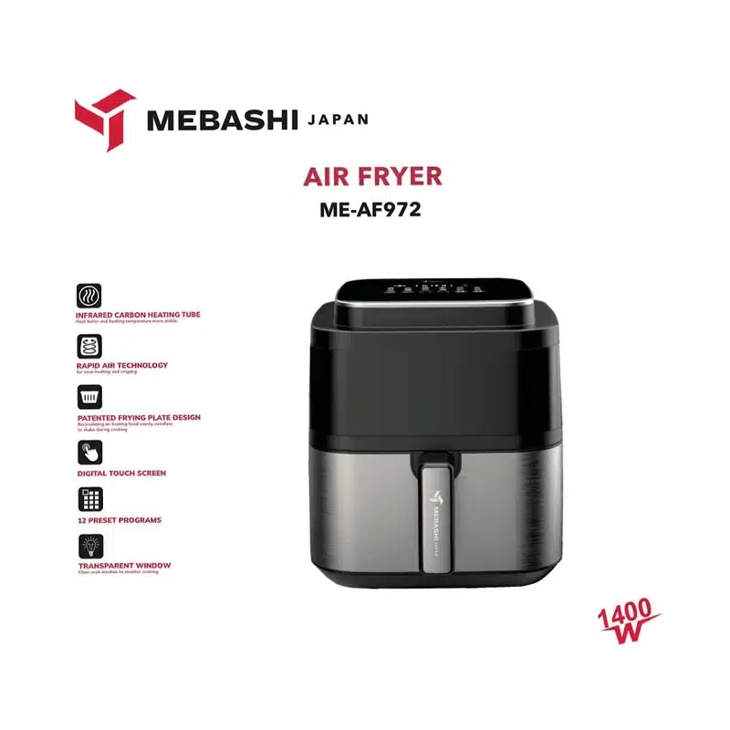 سرخ کن بدون روغن مباشی مدل ME-AF972 — تصویر ۵