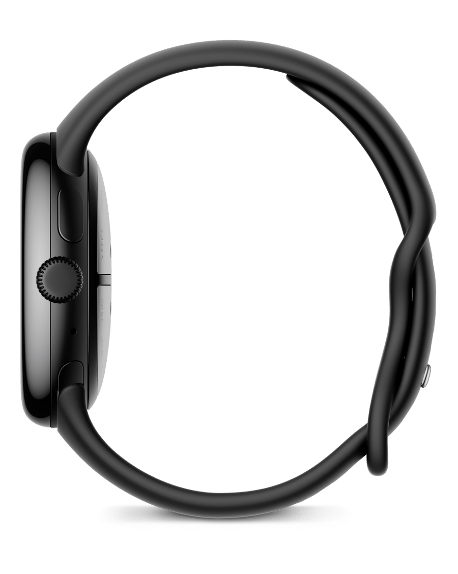 ساعت هوشمند گوگل مدل Pixel Watch 3 – 45mm رنگ مشکی مات با بند اکتیو Obsidian — تصویر ۴