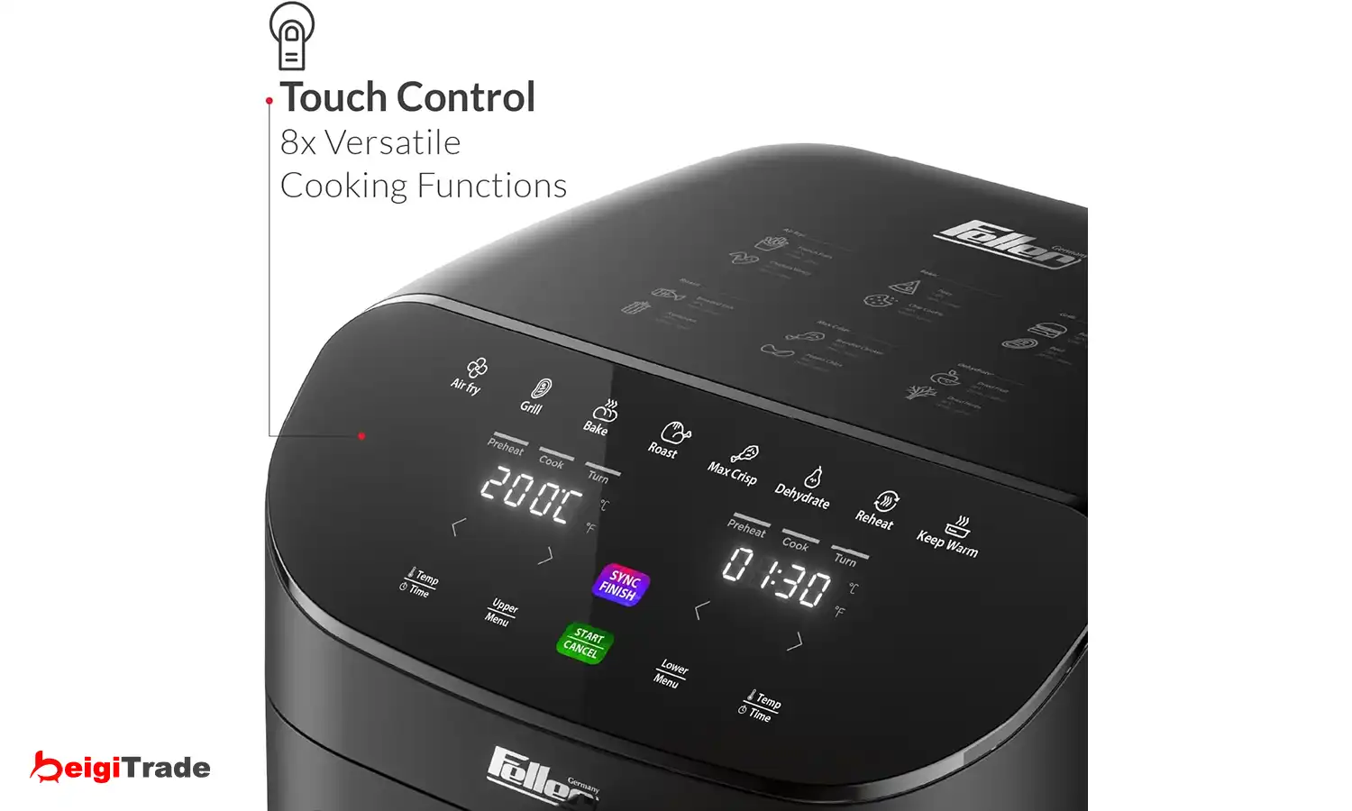 سرخ کن بدون روغن فلر مدل AFR1100 — تصویر ۸