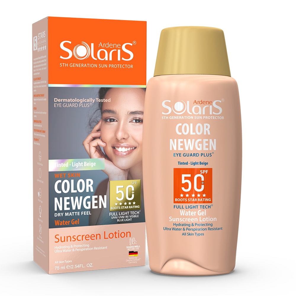 ضد آفتاب رنگی سولاریس کالر نیوژن ( بژ روشن ) +SPF 50 — تصویر ۲