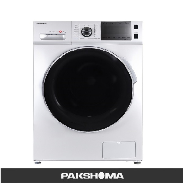 ماشین لباسشویی پاکشوما مدل BWF 40803 WT ظرفیت ۸ کیلوگرم