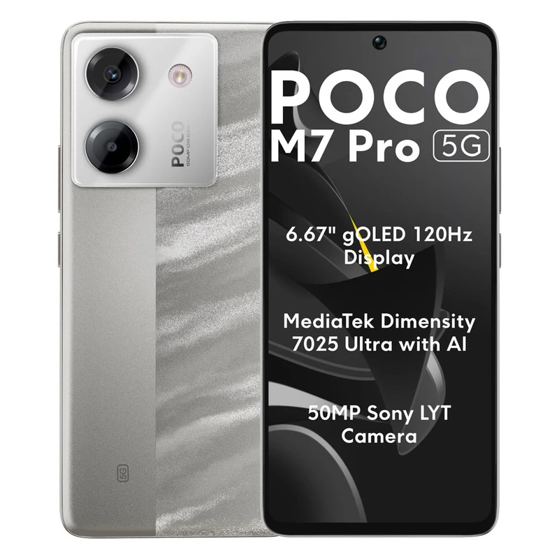 گوشی موبایل پوکو مدل M7 pro 5G ظرفیت 256 گیگابایت رم 12 گیگابایت